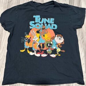 Black Tune Squad Graphic T-Shirt